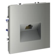 Розетка компьютерная Voltum S70 VLS060105, серебро