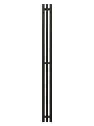 GROTA CORSA Полотенцесушитель электрический 130х1500 N EL RAL9005 черный