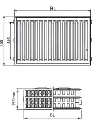 �������� �������� KERMI ��� 33 ��� 400�1100�155 �������/������. ����������� 1/2", 2545 �� FKO330411