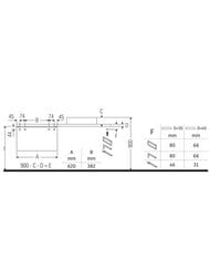 ����� ��� ���������� Duravit L-Cube 620�400�547 1 ����, ����� ������ LC583302222