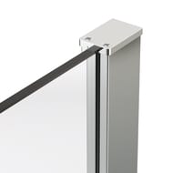 Душевой уголок Vincea Stella 1100х900х2000 VSR-1ST9011CLB прямоугольный, черный — миниатюра 4