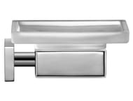Уценка! DURAVIT Karree Мыльница подвесная (матовое стекло/хром) 0099521000