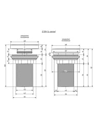 Донный клапан Salini S-Stone D 504 16232RM/162302MF  для раковины, Click-Clack, матовый, RAL