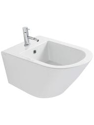 Биде подвесное Globo Forty3 (520х360х290) со скрытым креплением, белое FOS10BI