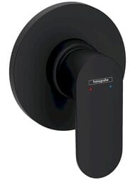 Смеситель для душа Hansgrohe Rebris S 72649670 однозахватный, встраиваемый, матовый черный — миниатюра 1