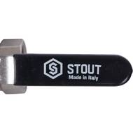 Кран шаровый STOUT 3/4"ВВ, ручка, стандартнопроходной, SVB-0011-000020
