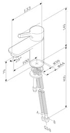 ��������� AM.PM X-Joy S ��� �����������, ����� 100 ��, ���� F85B02100