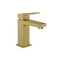 Смеситель для раковины VitrA Minimax Square A4372025EXP однорычажный брашированное золото латунь