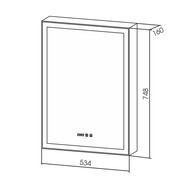���������� ���� Silver Mirrors ����� flip 50 534�748�160 ���������, �������.����������� LED-00002473