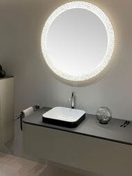Раковина DURAVIT HAPPY D.2 PLUS 400х400 антигрязевое покрытие WG, белый/антрацит мат.23594061001