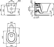 ����������� Ideal Standard ProSys 120P �� ���� + ������ CONNECT AIR AquaBlade + ������ ���.��������� P212101