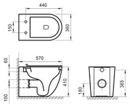 ������ ���������� BelBagno Sfera-R (360x570x410) ������������, ����� BB2141CBR