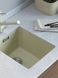 Мойка Omoikiri KATA 34-U BE (340х420х217) подстольный монтаж, ваниль 4993380