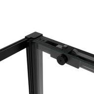 Душевой уголок Vincea Slim Soft 1000х900х2000 VSR-1SS9010CLB прямоугольный, черный — миниатюра 4