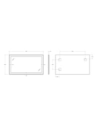 ������� BelBagno (1400x32x800) ���������, ��������� ����������� SPC-KRAFT-1400-800-SENS-AL