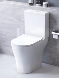 Унитаз-компакт Damixa Sirius (360х605х810) безободковый, с сиденьем микролифт DX86C8600SC