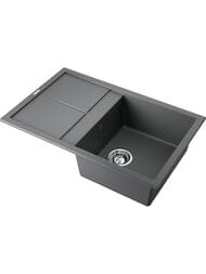 Мойка Omoikiri SUMI 79-PL (790х500х230) врезная, тетогранит, платина 4993667