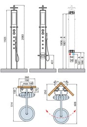������� ������ Novellini Think 1 190�2083 ��, ���������, �������, �������, ������� THINKNP1VT-B