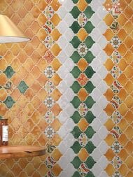 Плитка настенная KERAMA MARAZZI Арабески Майолика (260х300) желтая 65009 (кв.м.)