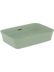 Умывальник IPALYSS Ideal Standard (550х380х145) накладной, с переливом, цвет sage E2078X9 — миниатюра 1