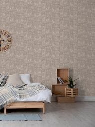 Обои флизелиновые Hygge V Nature Hg39 008 (1,00х10,05) листья, коричневые (рул.)