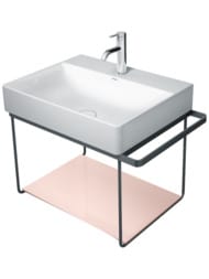Полка стеклянная для консоли Duravit DuraSquare 570х380 абрикосовый жемчуг 0099648600