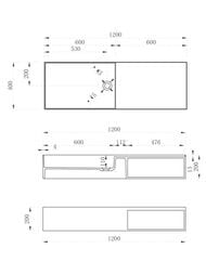 ����� � ��������� ABBER Stein (1200�400�200) AS2649-1.2  ���������, ������������� ������, �����