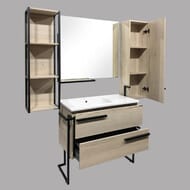 Шкаф COMFORTY Дюссельдорф-35 (480х700х150) подвесной, дуб дымчатый 00004148025