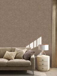 Обои флизелиновые Hygge II Summer Hg10 012/1 (1,00х10,05) штукатурка, коричневые (рул.)