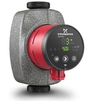 Насос циркуляционный GRUNDFOS New ALPHA2 25-40 130, с гайками,   99411143