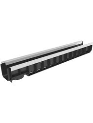 Лоток пластиковый усиленный DN 100 Gidrolica Standart Plus (1000х148х123) 5,1 л/сек  8014