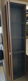 Уценка! Пенал Duravit Brioso 420х240х1770 4 полки, петли слева, орех натуральный BR1320L1079