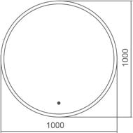 ������� Silver Mirrors Monaco-BLACK (1000�1000) ���������,�������. ������,������,������ LED-00002769