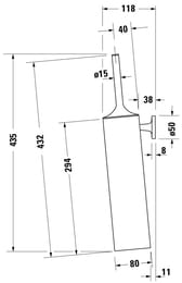 ��� ��� ������� DURAVIT Starck T ���������, ����: ������ ������� 0099464600
