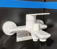 Уценка! Смеситель для ванны/душа ESKO Singapore white SI 54 настенный, однозахватный, белый