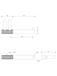 Держатель туалетной бумаги Decor Walther CLUB TPH1 цвет: хром 0855800