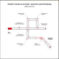 Ввод питания Elektrostandard TRP-1-1-BK a039506, серый