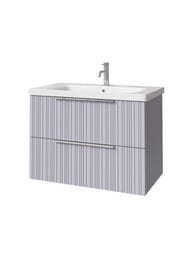 Тумба под раковину Caprigo RAIN 80 (770х446х550) подвесная, 2 ящика, цвет Стилл 36512-SF028