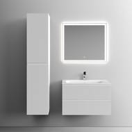 Тумба под раковину SANCOS Snob T (790х445х500) подвесная, два ящика, Bianco SNT80W