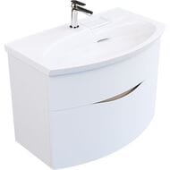 Тумба под раковину KERAMA MARAZZI RIVA подвесная с ящиками 776х445х549, белая матовая RV.80\WHT.M