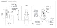 Смеситель для душа Remer Dream D09, хром