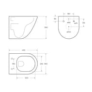 ������ ��������� BelBagno Amanda-TOR (360�495�390) ������������, ���� Tornado, ����� BB051CH-TOR-FC