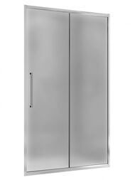 Душевая дверь ABBER Schwarzer Diamant AG30110MH (1100х1950) раздвижная, стекло 6мм матовое/хром — миниатюра 1