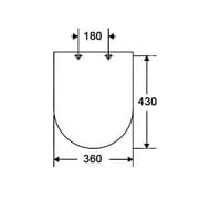 ������� AQUAme ������ SoftClose, Quick Release AQM1208