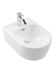 Биде подвесное Villeroy & Boch Skyla 44820001 (370х530х215) отверстие под смеситель, перелив