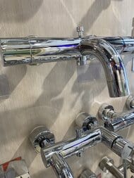 Уценка! Смеситель Gessi Emporio Via Tortona 18711 термостат. настенный для ванны с переключ.,хром - уценка. — изображение 3