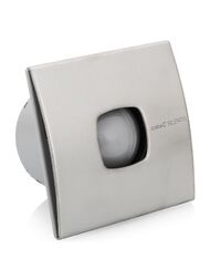 Вентилятор Cata SILENTIS 10 INOX T накладной 98м3/ч 37дБ, таймер откл, металл 8422248016964