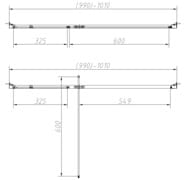 ������� ����� Vincea Slim-N 1000�1950 ������ ����������/������� ����, VDP-4SN100CL
