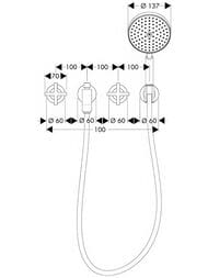 ��������� Axor Citterio 39447 ��� �����/���� ����������. (���������) �������.,������ ���,����� 222��