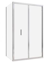 Душевой уголок ABBER Sonnenstrand AG07100-S100 (1000х1000х1950) стекло 6мм прозрачное/хром — миниатюра 1